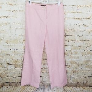 Ann Taylor Petites Pink Straight Leg Career Pants